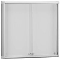 Showdown® Displays Schaukasten SL B1 silber 6x DIN A4 72,0 x 5,9 x 67,5 cm, 1 St.