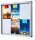 Showdown® Displays Schaukasten SL B1 silber 6x DIN A4 72,0 x 5,9 x 67,5 cm, 1 St.