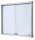 Showdown® Displays Schaukasten SL B1 silber 6x DIN A4 72,0 x 5,9 x 67,5 cm, 1 St.
