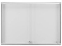 Showdown® Displays Schaukasten SL B1 silber 8x DIN A4 94,0 x 5,9 x 67,5 cm, 1 St.