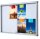 Showdown® Displays Schaukasten SL B1 silber 8x DIN A4 94,0 x 5,9 x 67,5 cm, 1 St.