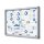 Showdown® Displays Schaukasten SL B1 silber 8x DIN A4 94,0 x 5,9 x 67,5 cm, 1 St.