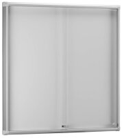 Showdown® Displays Schaukasten SL B1 silber 12x DIN A4 94,0 x 5,9 x 98,2 cm, 1 St.