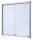 Showdown® Displays Schaukasten SL B1 silber 12x DIN A4 94,0 x 5,9 x 98,2 cm, 1 St.