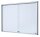 Showdown® Displays Schaukasten SL B1 silber 18x DIN A4 138,0 x 5,9 x 98,2 cm, 1 St.