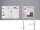 Showdown® Displays Schaukasten SL B1 silber 18x DIN A4 138,0 x 5,9 x 98,2 cm, 1 St.