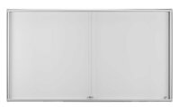 Showdown® Displays Schaukasten SL B1 silber 24x DIN A4 181,5 x 5,9 x 98,2 cm, 1 St.