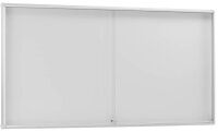 Showdown® Displays Schaukasten SL B1 silber 24x DIN A4 181,5 x 5,9 x 98,2 cm, 1 St.