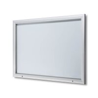 Showdown® Displays Schaukasten T silber 18x DIN A4 146,5 x 4,7 x 106,7 cm, 1 St.