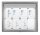 Showdown® Displays Schaukasten T LED silber 8x DIN A4 102,5 x 4,7 x 86,0 cm, 1 St.