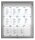 Showdown® Displays Schaukasten T LED silber 12x DIN A4 102,5 x 4,7 x 116,7 cm, 1 St.