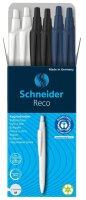 Schneider Kugelschreiber Reco farbsortiert, Schreibfarbe:...