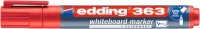 edding 363 Whiteboard-Marker rot 1,0 - 5,0 mm, 10 St.