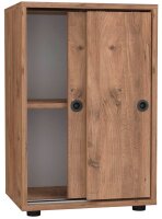 VCM my office Schiebetürenschrank Ulas, 919819 honig-eiche 1 Fachboden 49,0 cm 3  ( 919819 )
