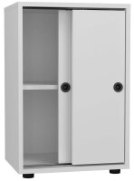 VCM my office Schiebetürenschrank Ulas, 919817 weiß 1 Fachboden 49,0 cm 37,7 cm
