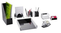 WEDO Zettelbox Acryl Exklusiv glasklar inkl. 500...