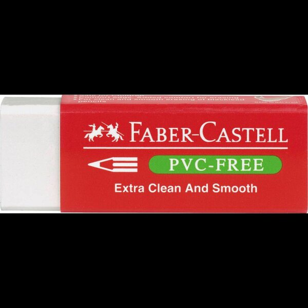 FABER-CASTELL Radiergummi PVC-FREE weiß, 1 St.