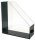 WEDO Stehsammler Acryl Exklusiv 60 1301 glasklar-schwarz Acryl, DIN A4, 1 St.