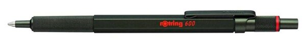 rotring Kugelschreiber 600 metallic-grün, Schreibfarbe: schwarz, 1 St.