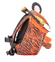 BELMIL® Kindergartenrucksack Mini Animals Tiger Kunstfaser orange/schwarz