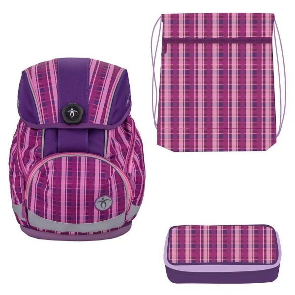 BELMIL® Schulranzen-Set Easy Pack Purple Kunstfaser lila