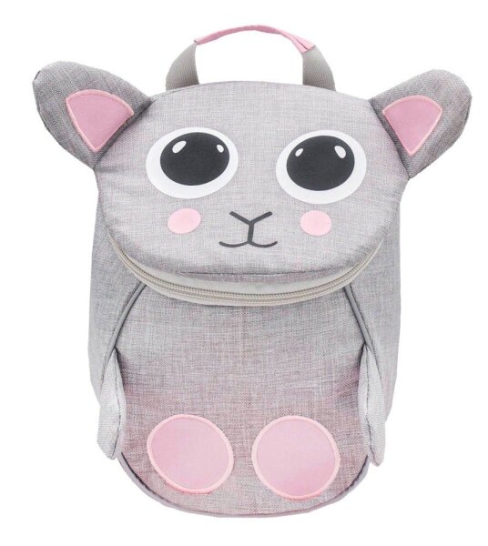 BELMIL® Kindergartenrucksack Mini Animals MS Mouse Kunstfaser grau