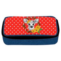 BELMIL® Schulranzen-Set Comfy Little Cute Friends Daisy Kunstfaser rot