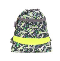 BELMIL® Schulranzen-Set Smarty Dinosaurs Neon Kunstfaser grün