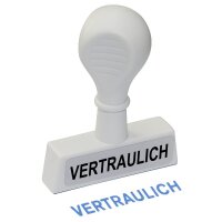 WEDO Textstempel "Vertraulich" ohne Logo, 1 St.