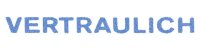 WEDO Textstempel "Vertraulich" ohne Logo, 1 St.