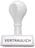 WEDO Textstempel "Vertraulich" ohne Logo, 1 St.