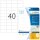 HERMA Folienetiketten 4684 transparent 52,5 x 29,7 mm, 25 Blatt