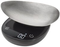 caso® Küchenwaage FinoCompact schwarz für...