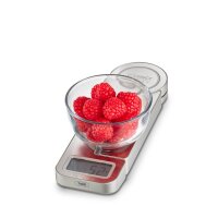caso® Küchenwaage Kitchen Ecostyle silber...