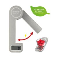 caso® Küchenwaage Kitchen Ecostyle silber für max. 5,0 kg