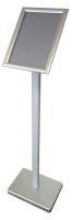 LMG Infoständer silber DIN A4 35,0 cm 89,0 cm, 1 St.