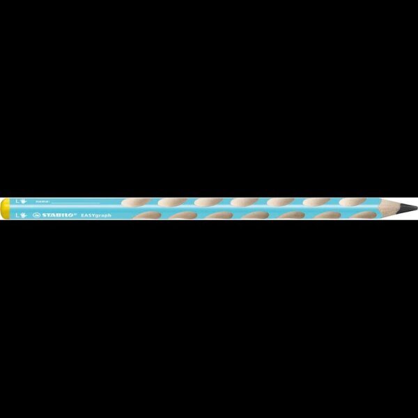 STABILO EASYgraph Linkshänder-Bleistifte HB hellblau, 6 St.