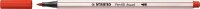STABILO Pen 68 brush Brush-Pens rot, 10 St.