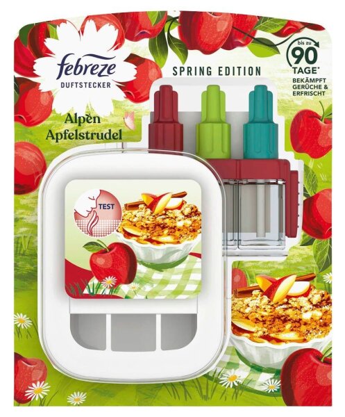 febreze Duftstecker Alpen Apfelstrudel fruchtig 20,0 ml, 1 Set