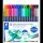 STAEDTLER 3001 Brush-Pens farbsortiert, 36 St.
