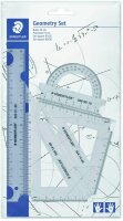STAEDTLER Lineal-Set 569 PB transparent