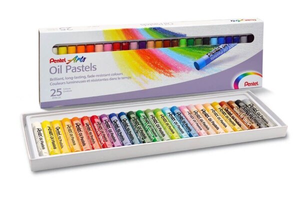 Pentel Oil Pastels Ölkreide farbsortiert 25 St.