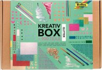 folia Bastelset Kreativbox Glitter 900-tlg. mehrfarbig
