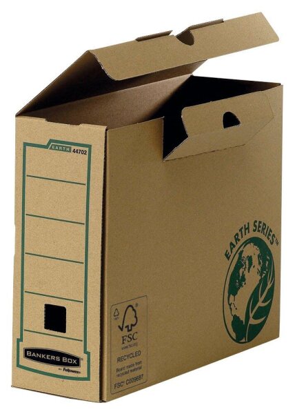 Bankers Box Archivboxen Earth Series braun 10,3 x 31,9 x 25,4 cm, 20 St.