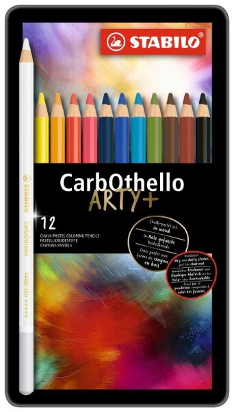 STABILO CarbOthello Kreidestifte farbsortiert 12 St.