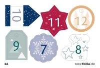 folia Adventskalender basic natur