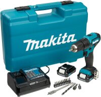 makita HP333DSAX1 Akku-Schlagbohrschrauber-Set 12,0 V,...
