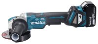 makita DGA519RTJ Akku-Winkelschleifer-Set 18,0 V, mit 2 Akkus