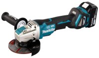makita DGA519RTJ Akku-Winkelschleifer-Set 18,0 V, mit 2 Akkus