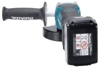 makita DGA519RTJ Akku-Winkelschleifer-Set 18,0 V, mit 2 Akkus